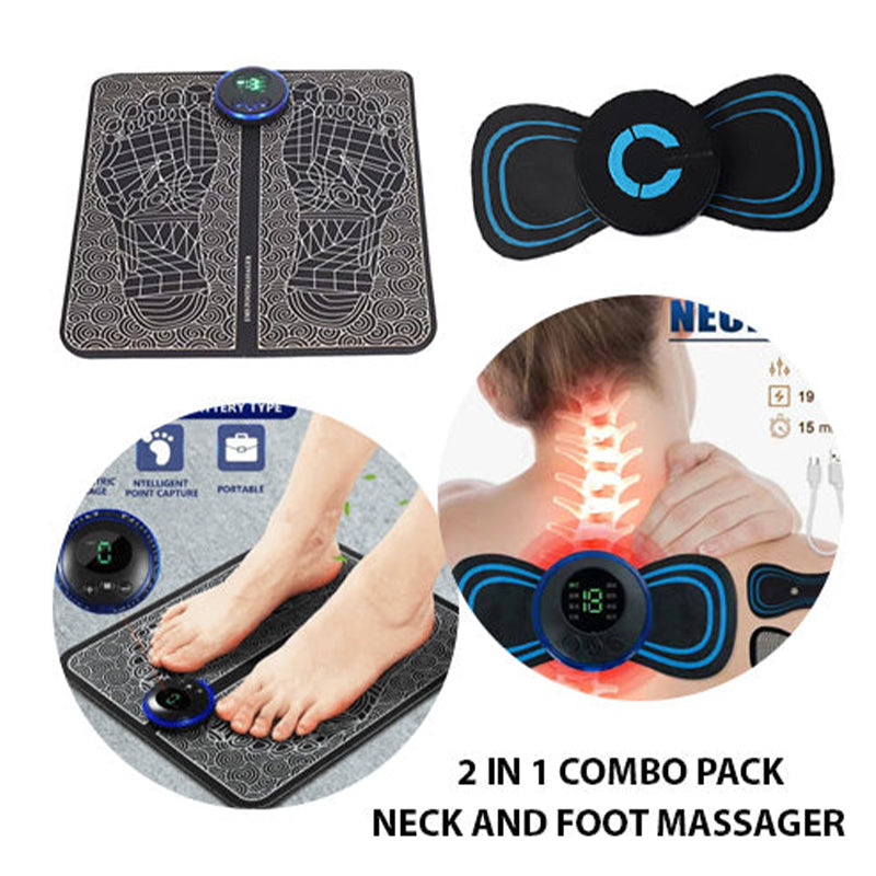 Mini Body Massager with USB Charging Smart Display