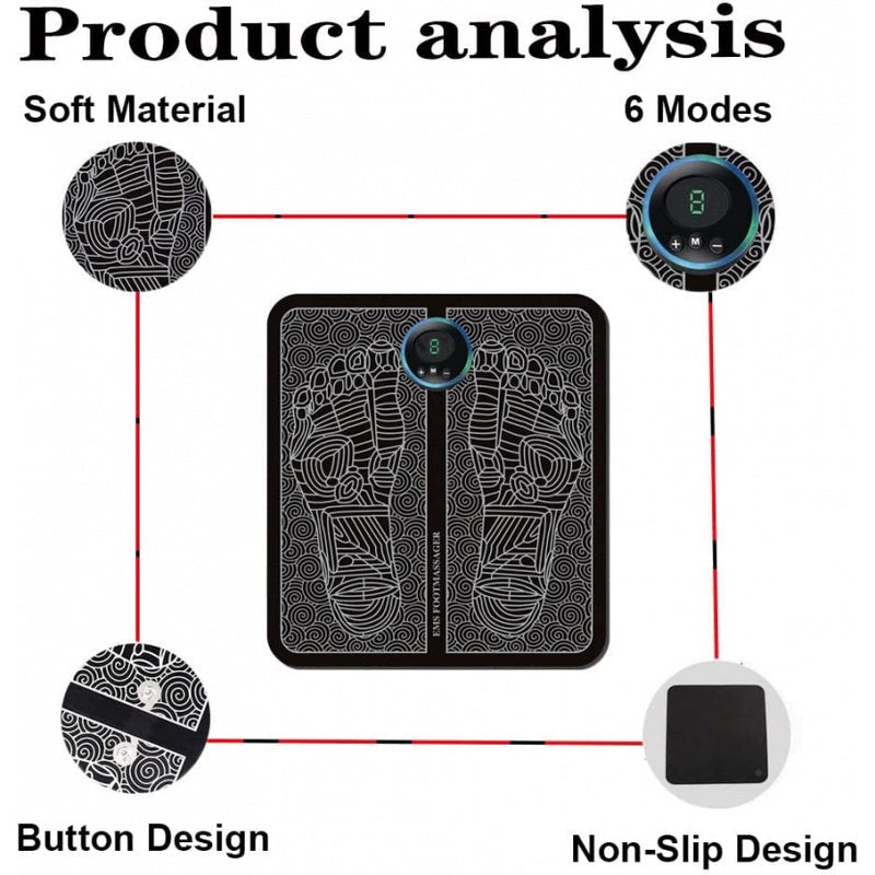 Mini Body Massager with USB Charging Smart Display