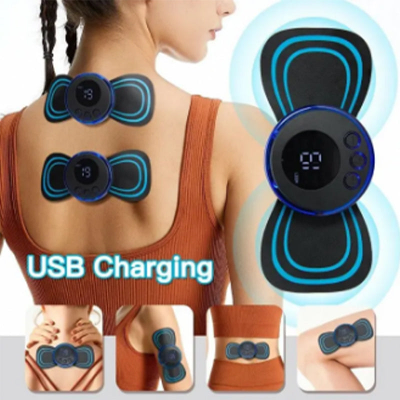 Mini Body Massager with USB Charging Smart Display