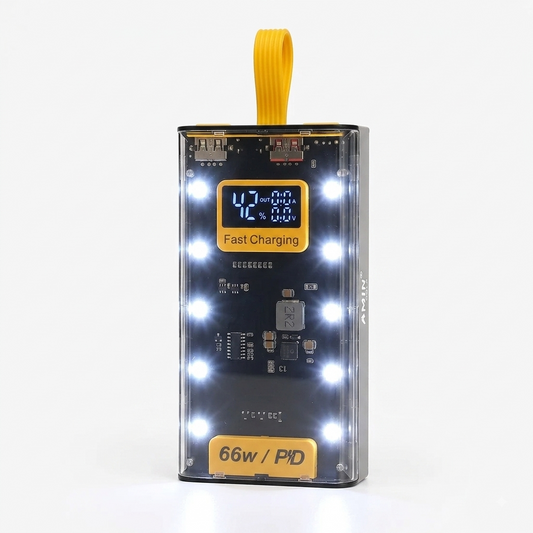 66W 20,000mAh Fast Charging Power Bank with  LED Display